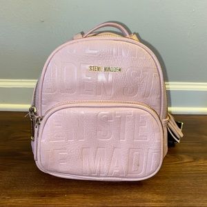 Small Blush Pink Steve Madden Backpack
